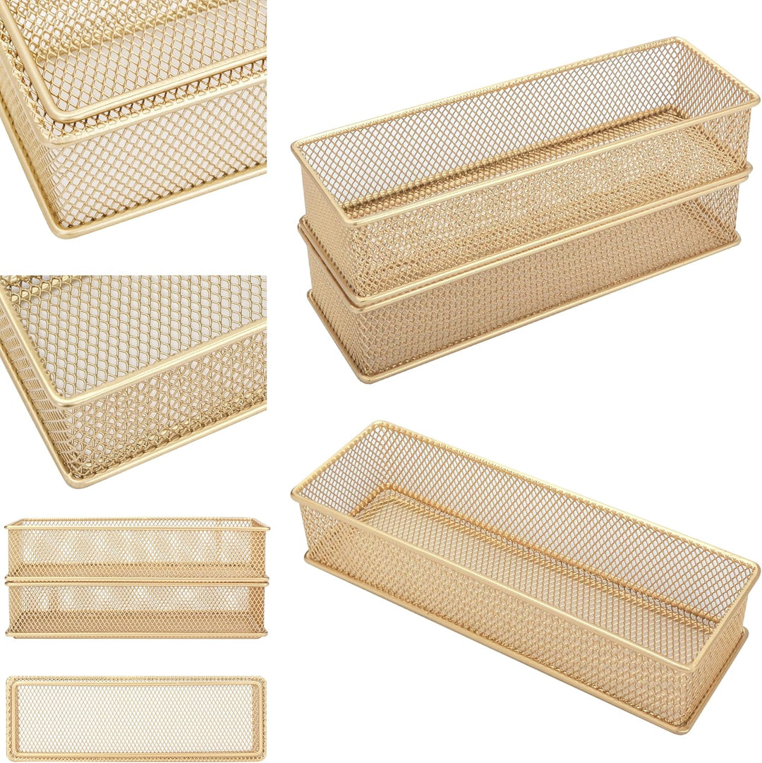 Annova Netz-Schubladenschrank und Regal, Organizer, Aufbewahrungskorb, für Schule, Büro, Zubehör, 2