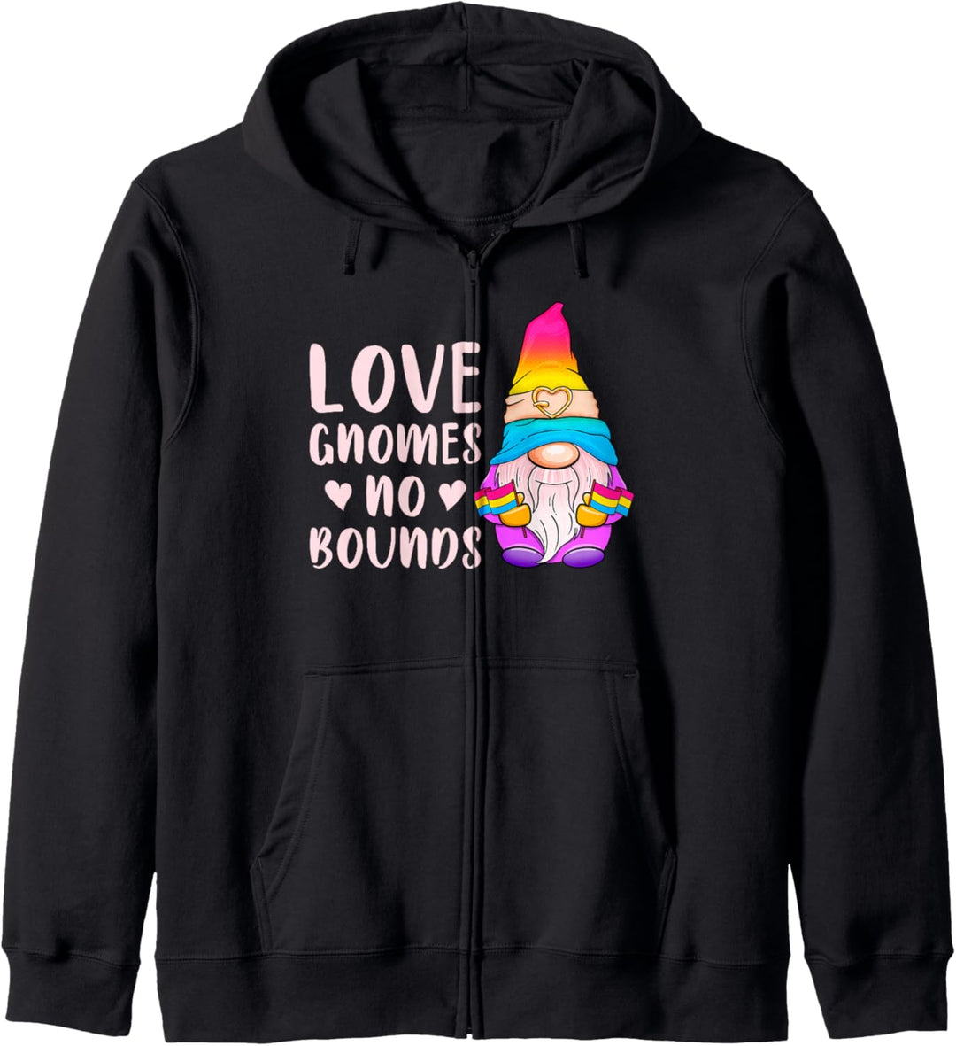 Zwerg, Pansexueller LGBT-Stolz, Pan-Farben Kapuzenjacke