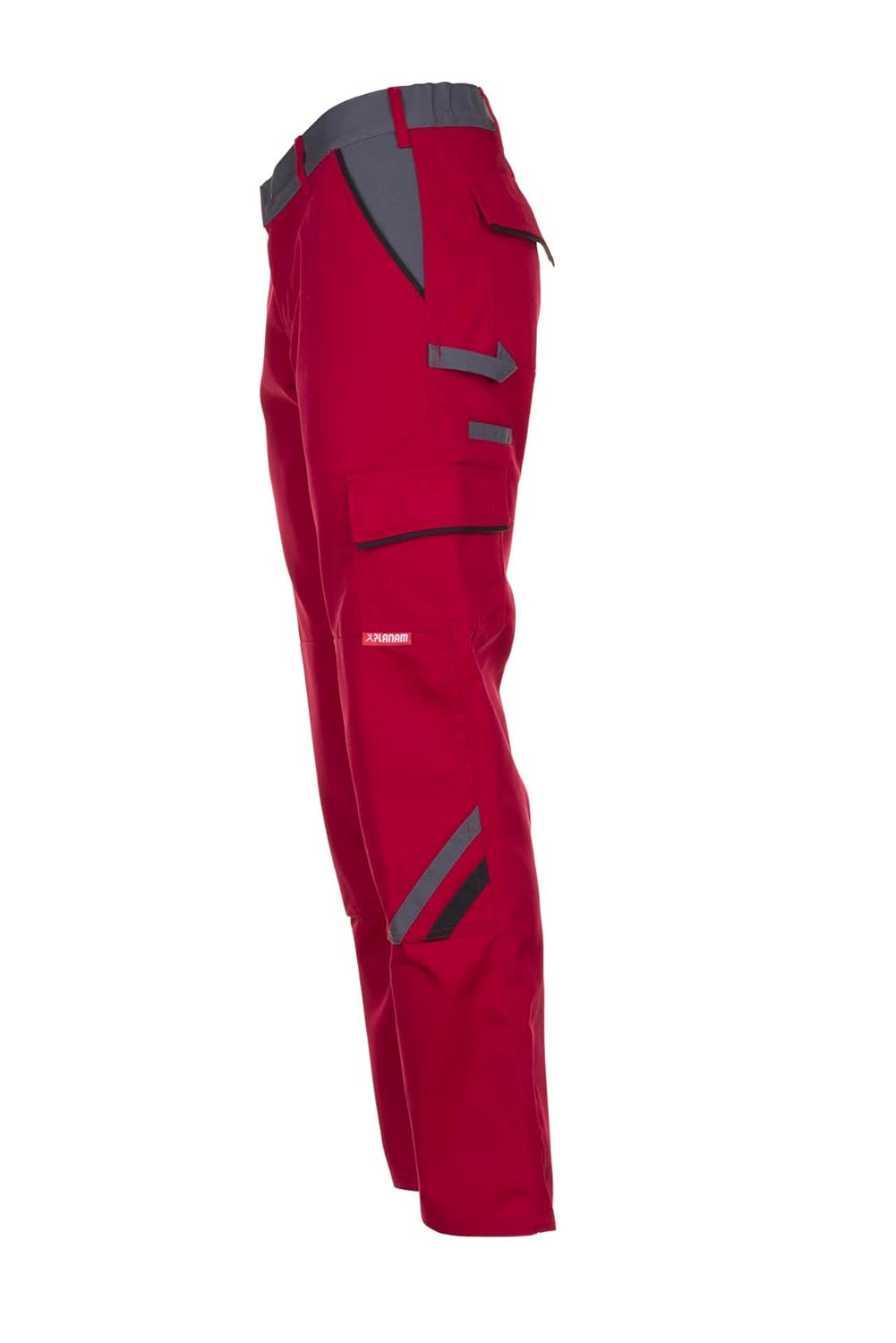 Planam Highline Damen Bundhose rot Schiefer schwarz Modell 2391 Grösse 50 Rot/Schiefer/Schwarz 50, R
