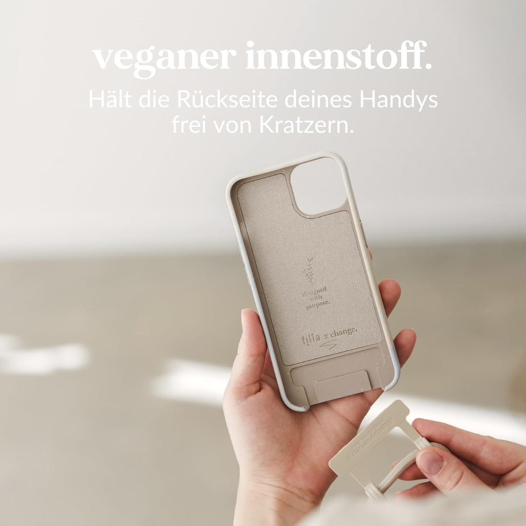 Woodcessories - Change Case, Nachhaltige Handykette abnehmbar kompatibel mit iPhone 16 Pro Max Hülle