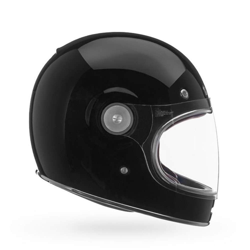 Bell Powersports Bullitt Motorradhelm, Schwarz (Solid Schwarz), S
