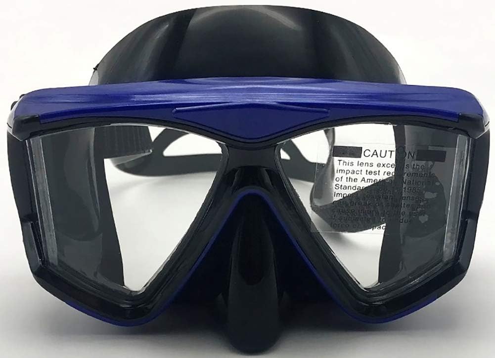 Tauchmaske mit Dioptrien Dioptrin, OWN4B Harzlinsen Schnorchelmaske Taucherbrille Korrektur, Tauchma