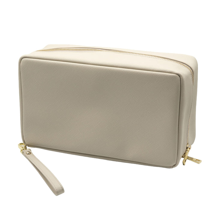Little ELLA Wickelclutch, Wickeltasche, Windelorganizer mit vielen verschiedenen Fächern (beige), Be