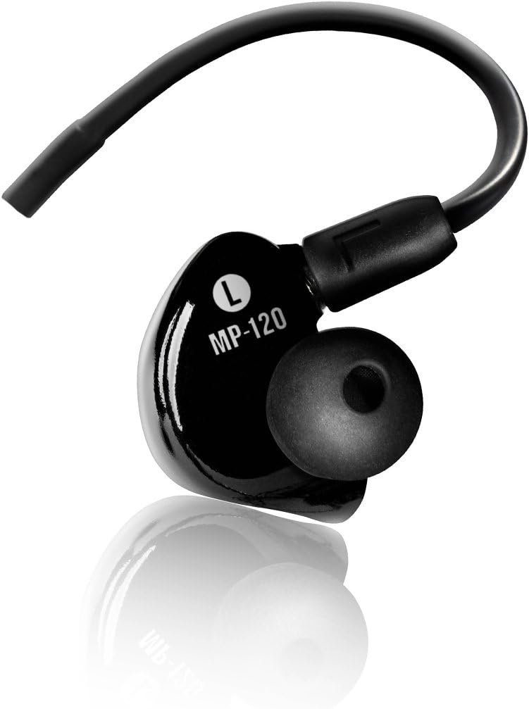 Mackie MP-120 1-Wege-Dynamisches In-Ohr-Hörer, Schwarz MP-120 (Single Driver), MP-120 (Single Driver