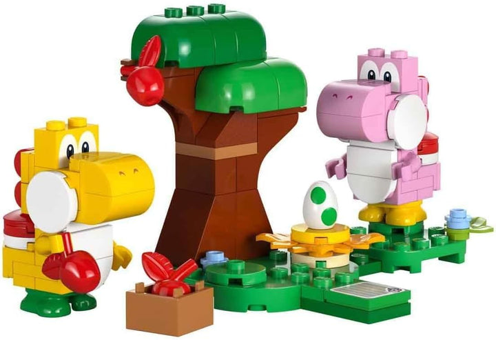 LEGO Super Mario Yoshis Wilder Wald – Erweiterungsset, Spielzeug mit 2 Yoshi-Figuren aus Steinen für