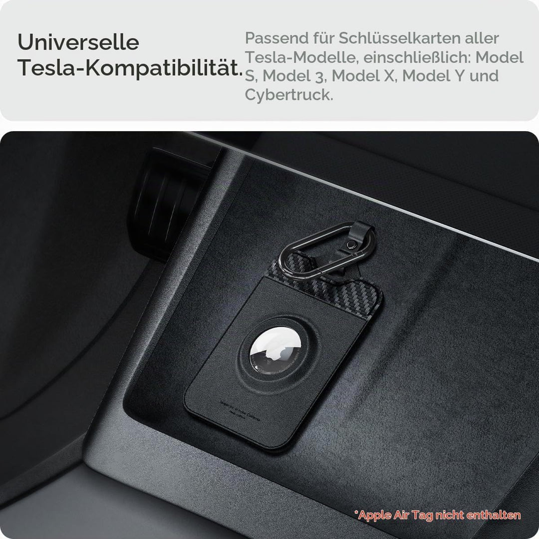 Spigen Air Fit Schlüssel Karten Halter für Tesla Model Y (~2026 Juniper) Model 3 (~Highland 2026) S