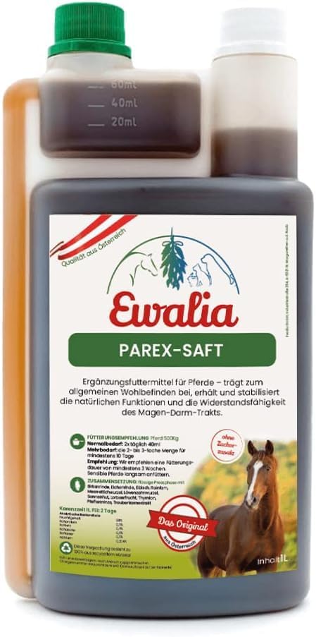 Ewalia Parexsaft für Pferde - Doppelpack - 2 x 1 L 2er Pack, 2er Pack