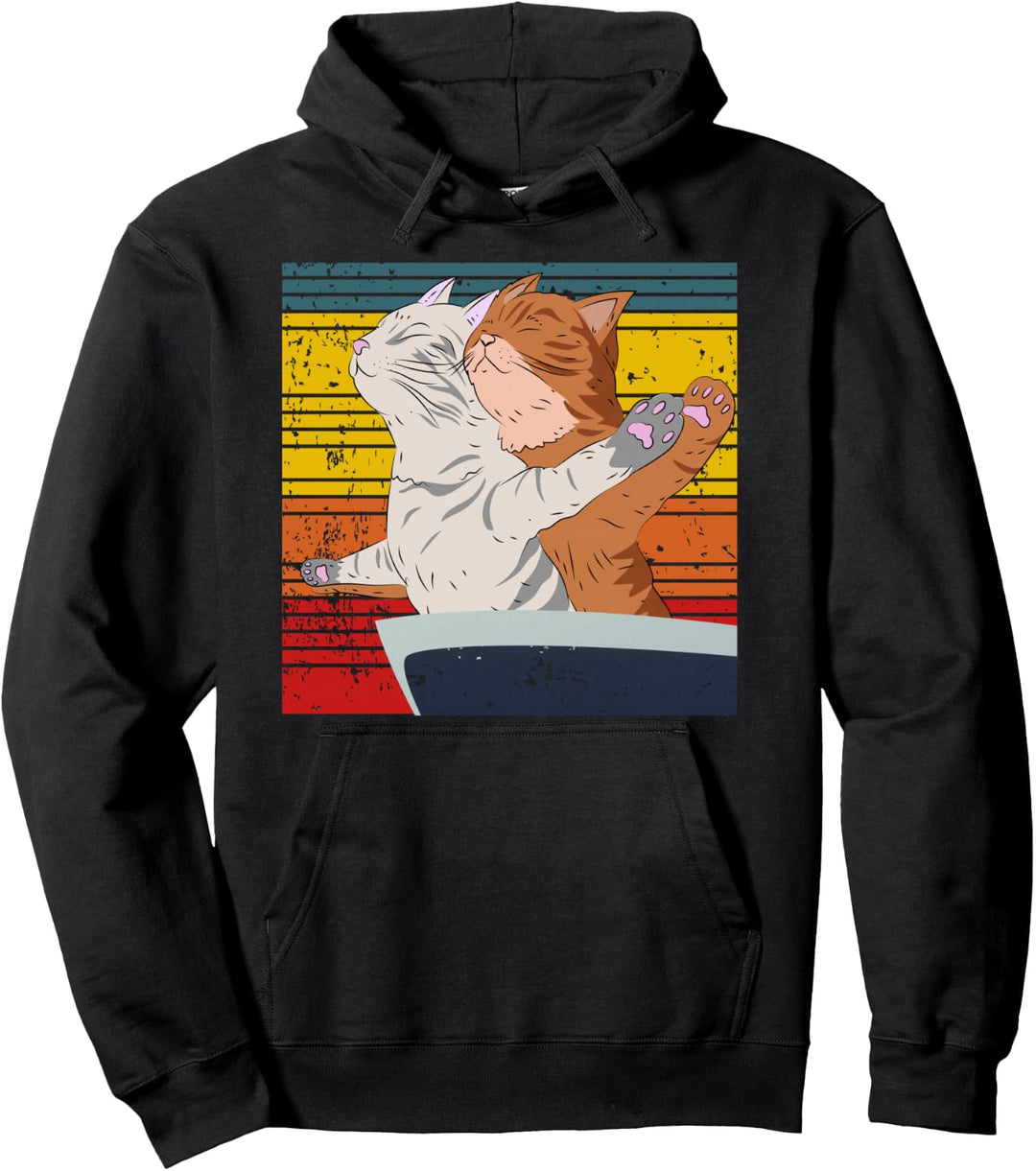 niedliche Katzen Kätzchen in Titanic Pose cute cats kitten Pullover Hoodie