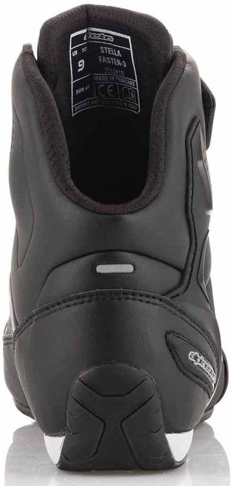 Alpinestars Damen Motorradsc Schuhe 41 EU Schwarz Silber, 41 EU Schwarz Silber