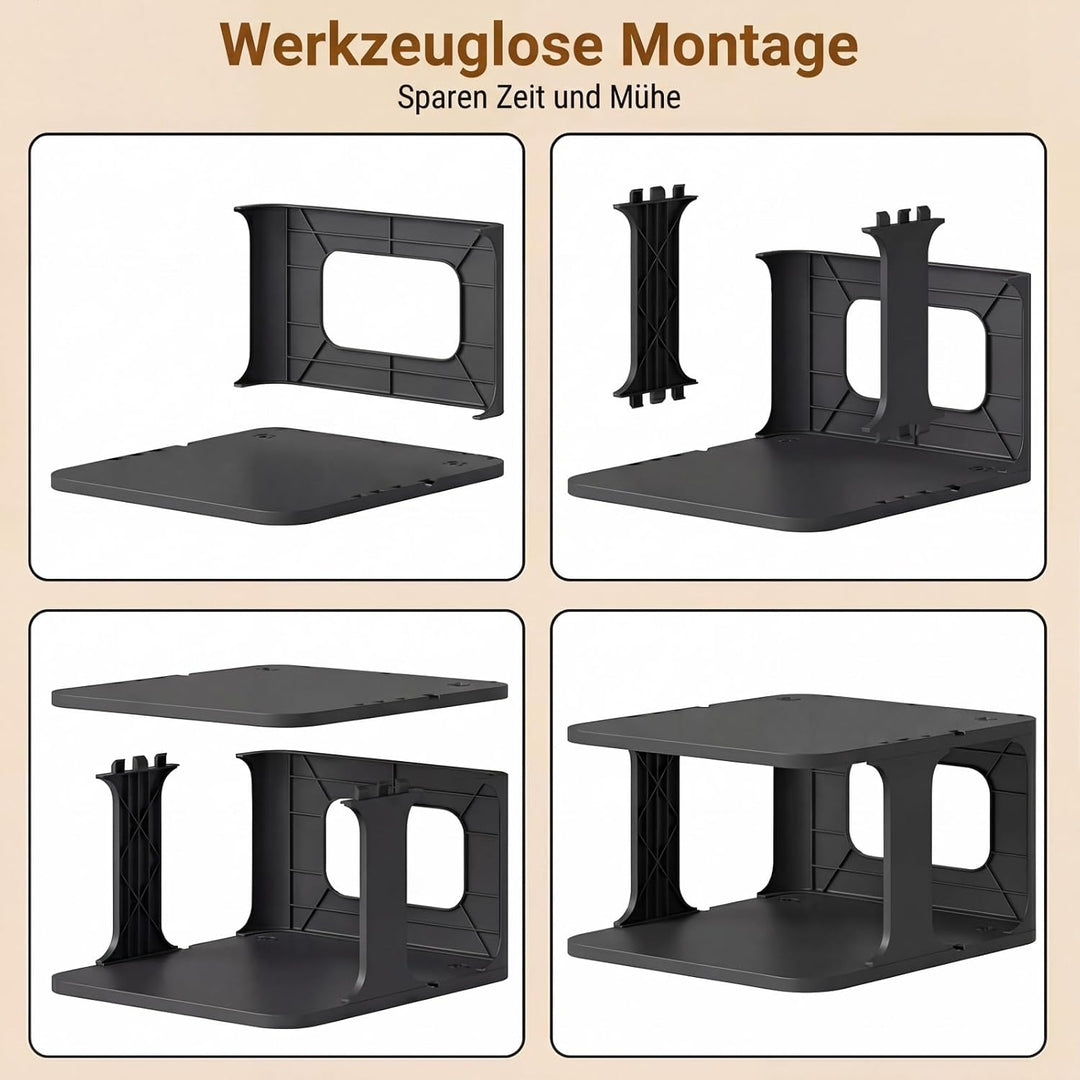 COSTWAY stapelbares Schuhregal schmal, vertikaler Schuhorganizer, freistehende Schuhablage Kunststof