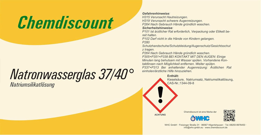 5 Liter (ca. 6,75kg) Natronwasserglas