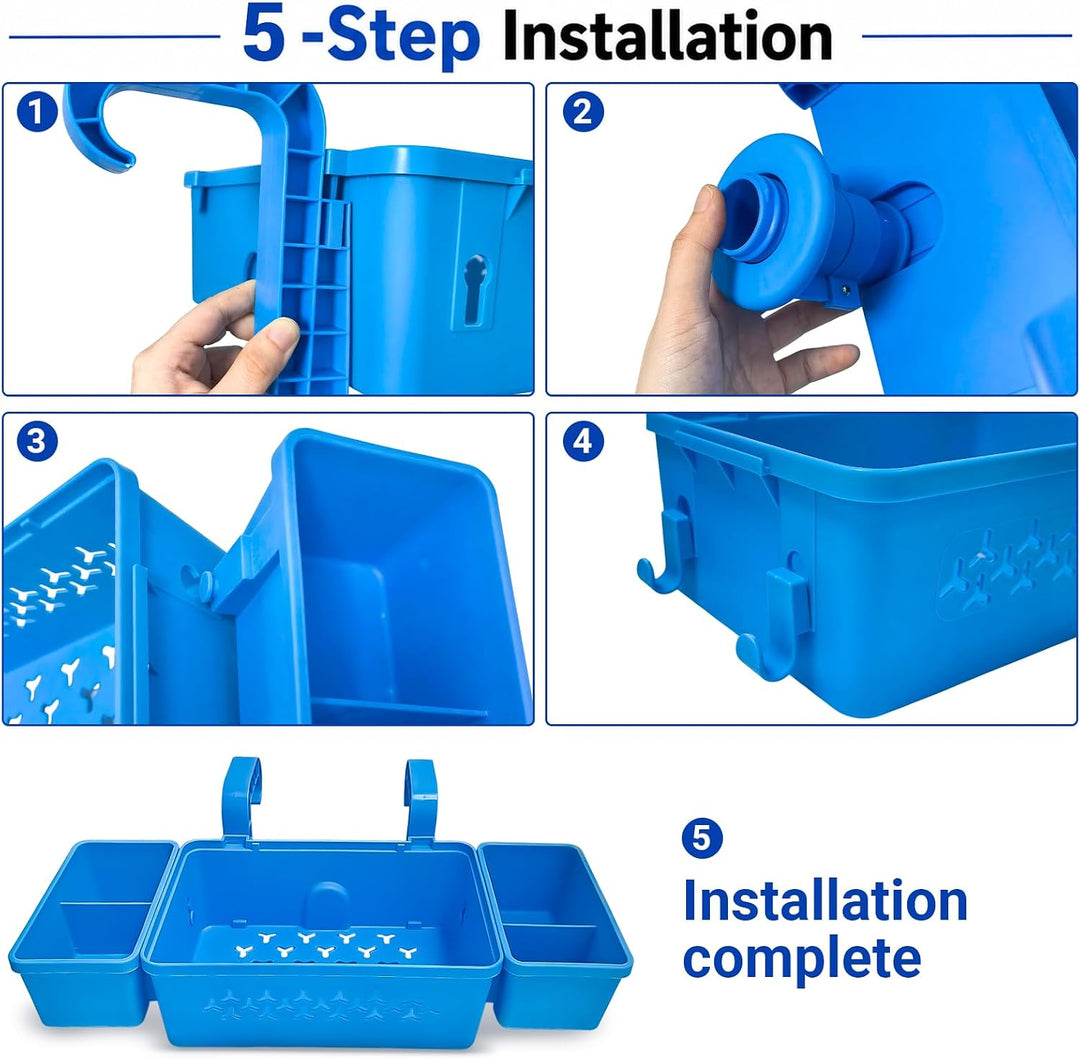 Getränkehalter Pool Stück, Pool Getränkehalter Blau, Pool Becherhalter aus Kunststoff, Multifunktion