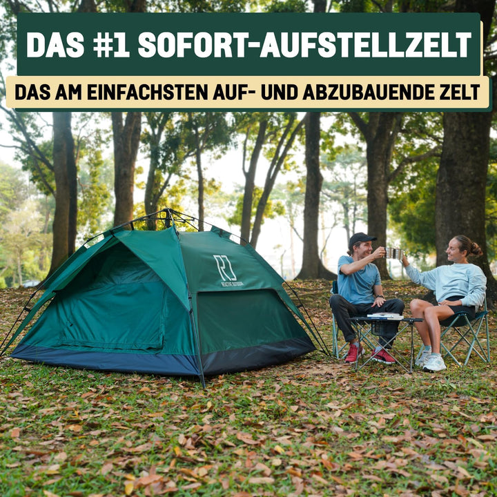 Reactive Outdoor Zelt - 3 Sekunden Zelt - 3 Sekunden Instant Pop Up Zelt - Einfache und schnelle Ein