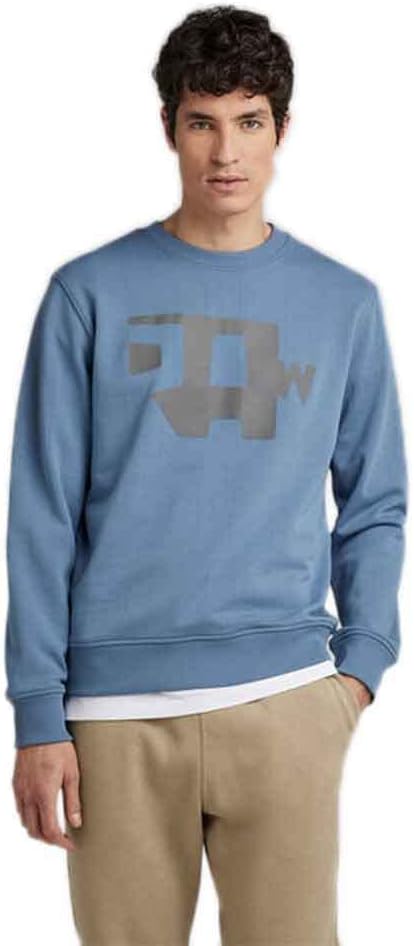G-STAR RAW Herren Abstract Raw Sweatshirt Sweats XS Blau (Azul D22230-a613-2182), XS Blau (Azul D222