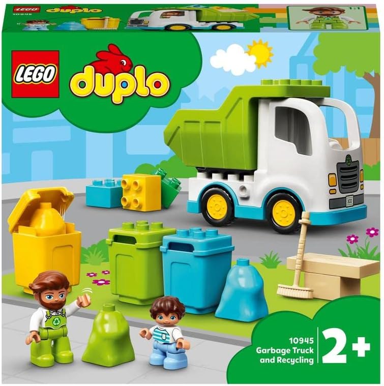 LEGO 10945 DUPLO Town Müllabfuhr und Wertstoffhof Single, Single