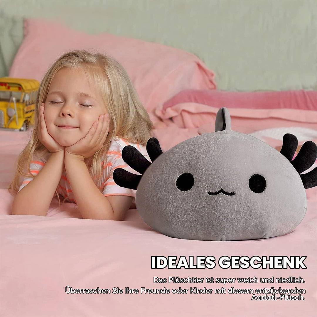 shownicer Plüschtier Axolotl Stofftier Kawaii Salamander Plüsch, Axolotl Kuscheltier Plüschkissen Sp