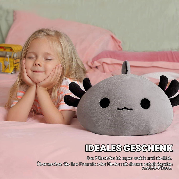 shownicer Plüschtier Axolotl Stofftier Kawaii Salamander Plüsch, Axolotl Kuscheltier Plüschkissen Sp
