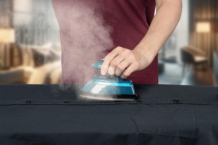 Sichler Haushaltsgeräte Reisedampfbügeleisen: Reise-Dampfbügeleisen, 420 Watt, 110/230 Volt, Wassert