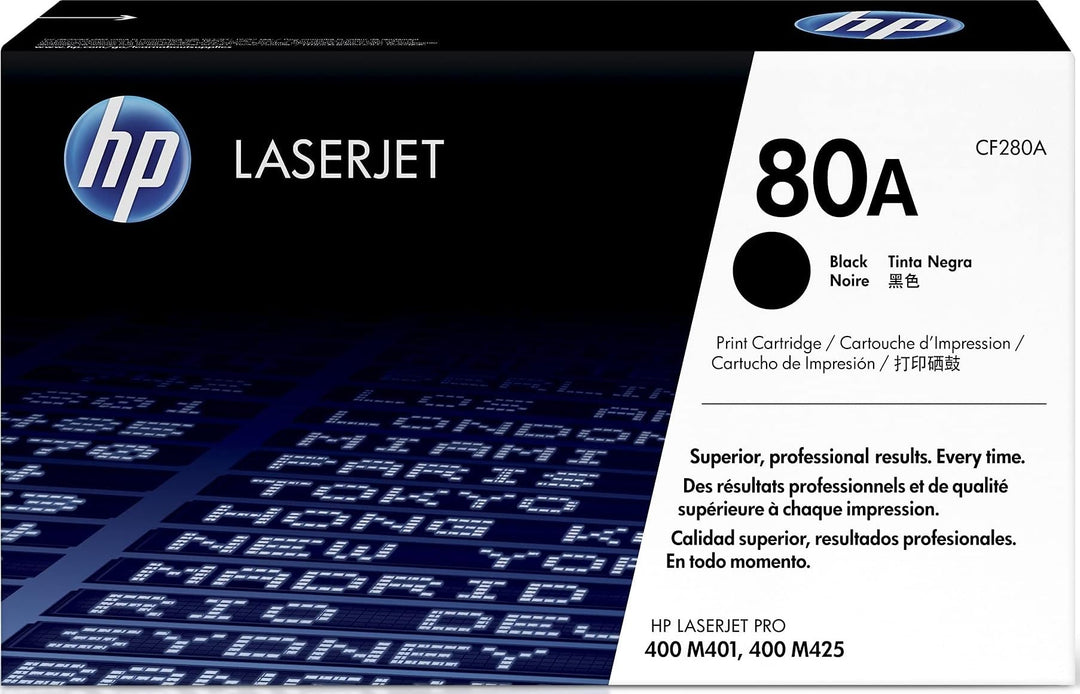 HP 80A (CF280A) Schwarz Original Toner für HP Laserjet Pro M401, HP Laserjet Pro M425 schwarz Standa