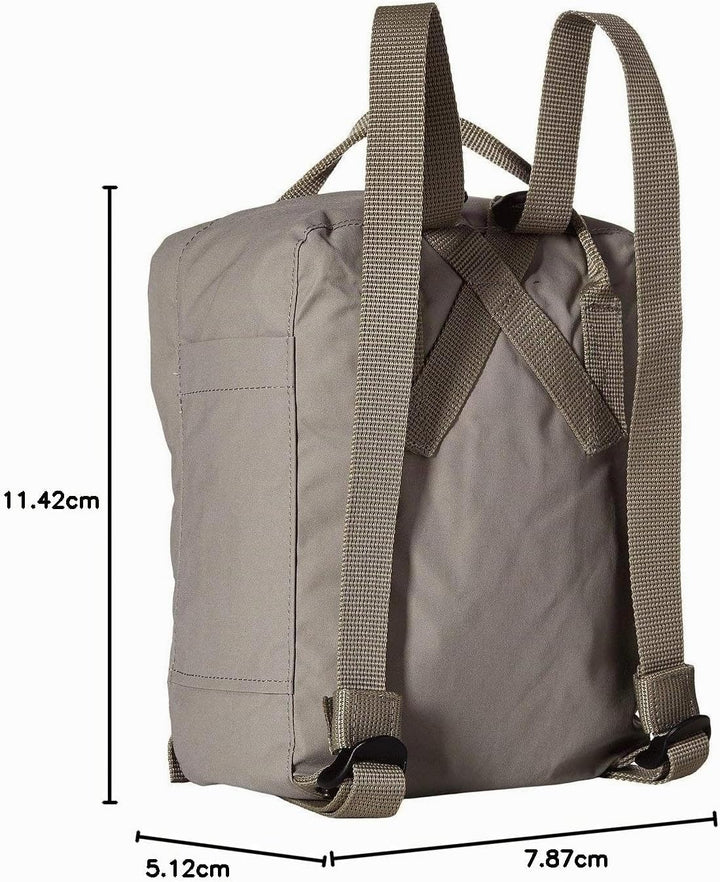 Fjällräven Unisex Rucksack Kanken Mini, fog, 29 x 20 x 13cm, 7 liter, F23561, Fog