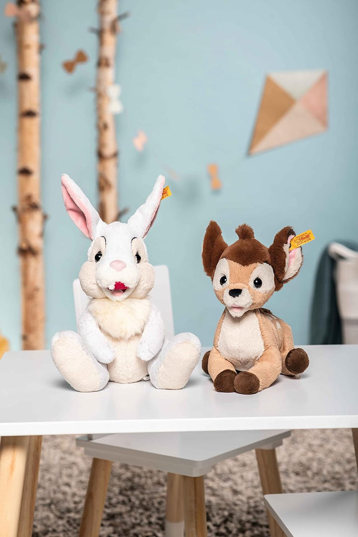 Steiff Klopfer Hase sitzend Disney - 21cm Kuscheltier für Babys - weich & waschbar - bunt (024627),