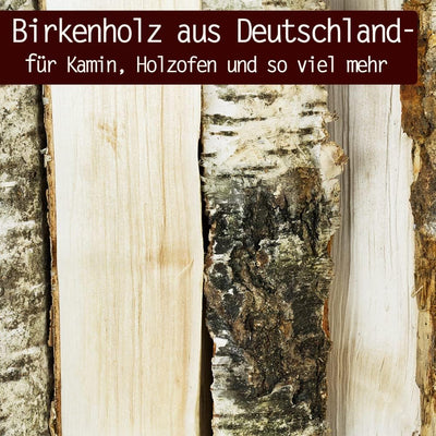 Brennholz Kaminholz Birkenholz Holz 15 kg Birke Für Ofen und Kamin Kaminofen Feuerschale Grill Feuer
