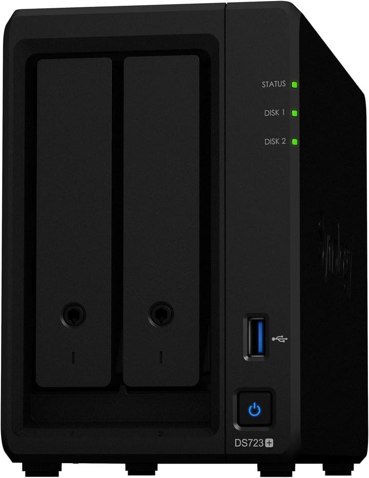 Synology 2-Bay DiskStation DS723+ (Festplattenlos) 2-bay; 2GB DDR4 DS723+ DiskStation, 2-bay; 2GB DD
