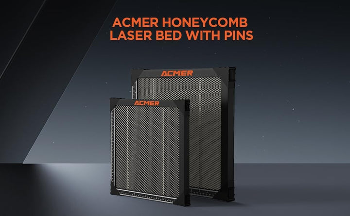 ACMER Waben-Laserbett, Laser Wabenarbeitstisch mit Aluminiumplatte, Schneidetisch für Laser Graviere