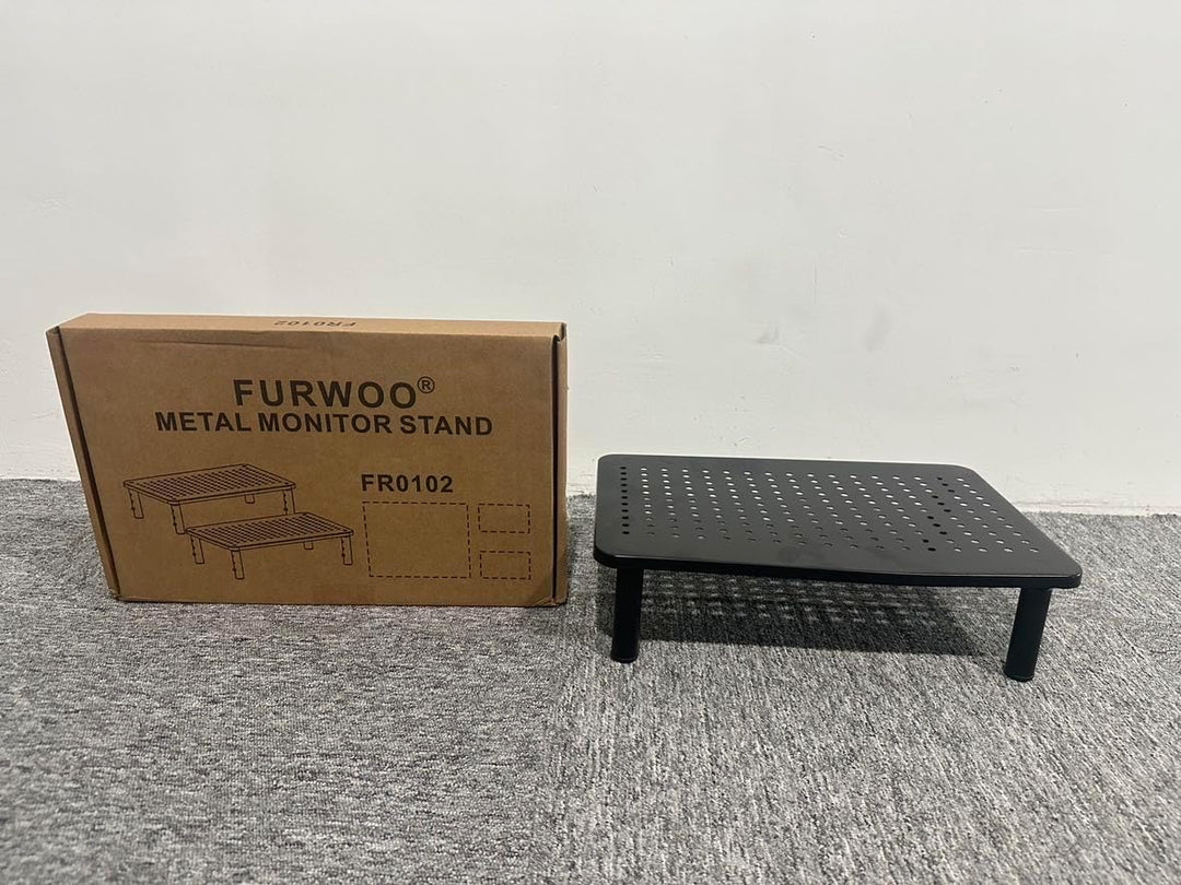 FURWOO 2er-Pack Laptop-Ständer Schreibtisch-Monitorständer für Computer Drucker Notebook 3-fach höhe