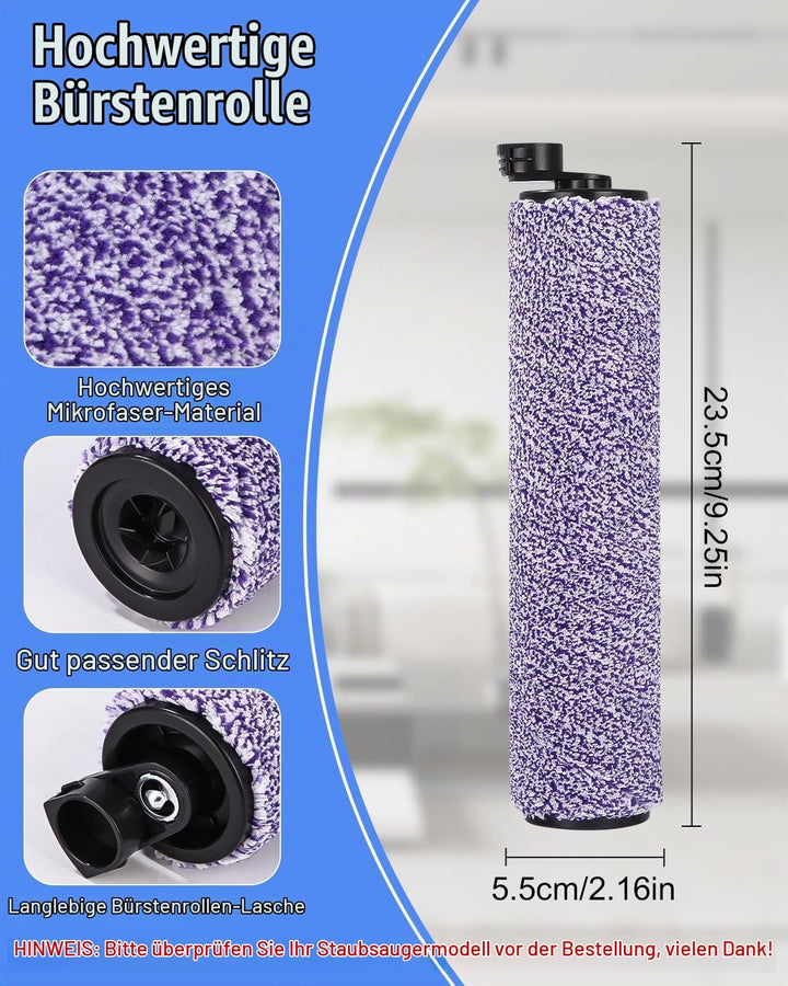 Zubehörset Bürstenwalze und Filter Zubehörset für Shark WDB1F2 für HydroVac XL 3-in-1 Staubsauger Er