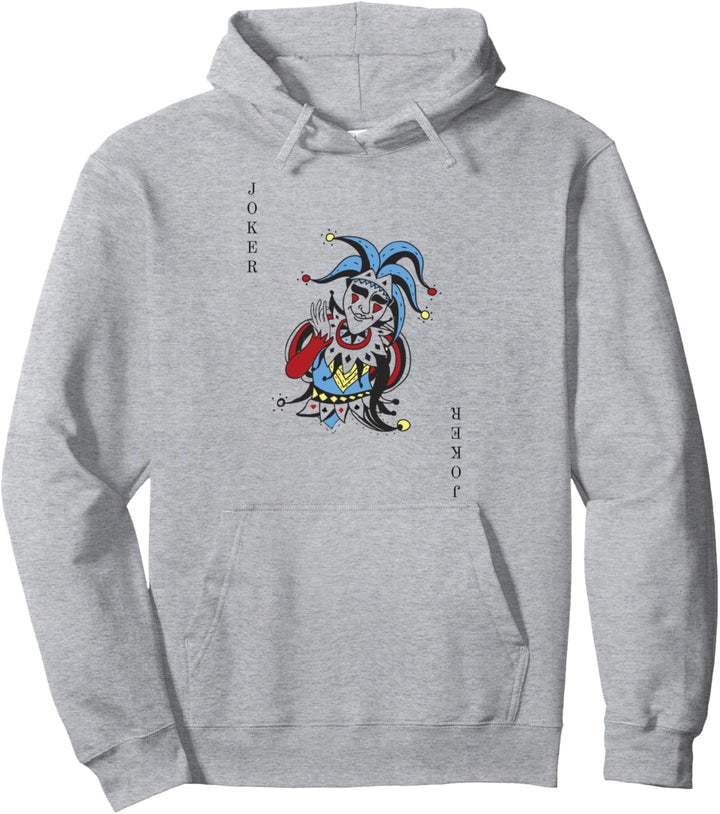 Joker - Spielkarten Einfaches Halloween Kostüm Pullover Hoodie