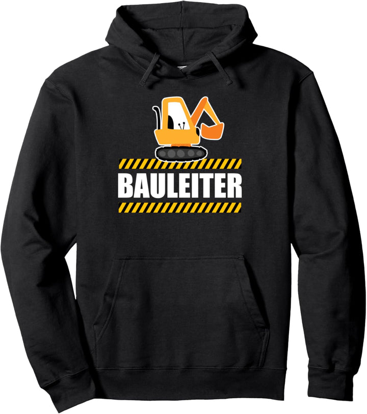 Witzige Bauleiter Bagger Mann Junge Bauleiter Baustelle Pullover Hoodie