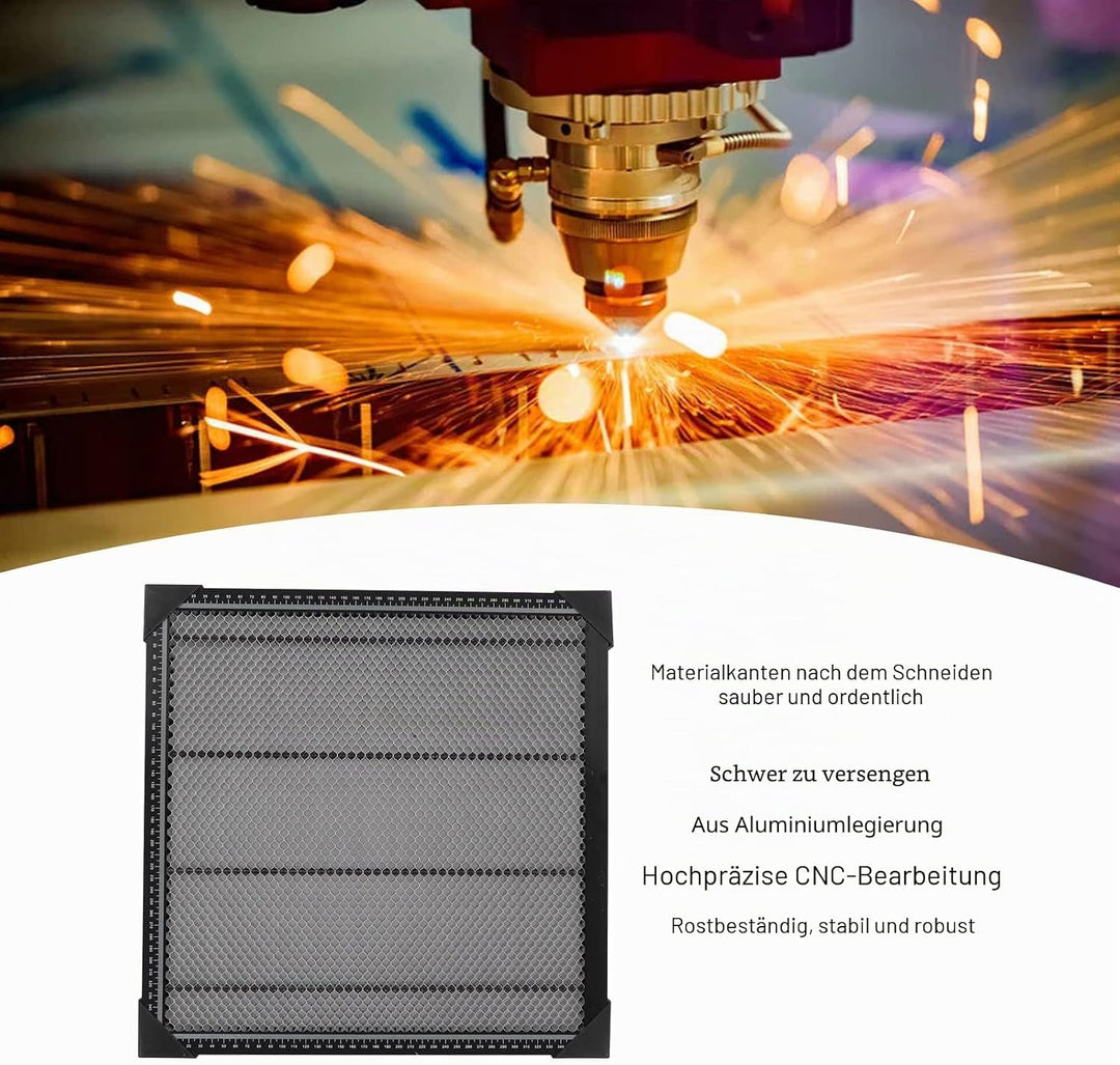 Laser Honeycomb Arbeitstisch,Laser Arbeitsbett 15,75 x 15,75 Zoll,Schnelle Wärmeableitung,Waben Lase