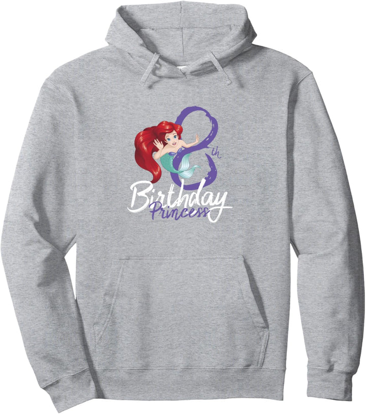 Disney Little Mermaid Ariel 8th Birthday Princess Pullover Hoodie