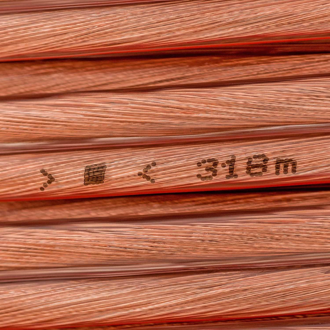 DCSk 10m - 2x2,5mm² Lautsprecherkabel transparent - OFC Kupferkabel für HiFi Audio - 99,99% Voll-Kup