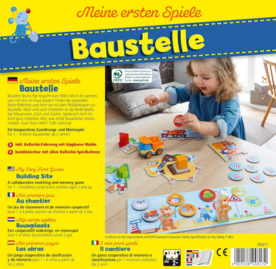 HABA 305211 - Meine ersten Spiele – Baustelle & 4983 - Meine ersten Spiele Fische Angeln, spannendes