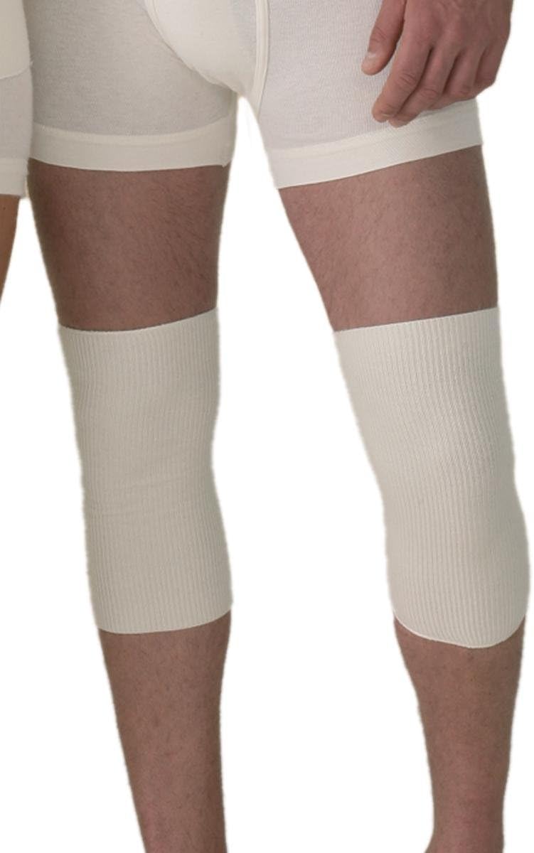 Susa Unisex - Erwachsene Unterhemd Angora Gelenkwärmer s8060940 L Weiss (Wollweiss S115), L Weiss (W