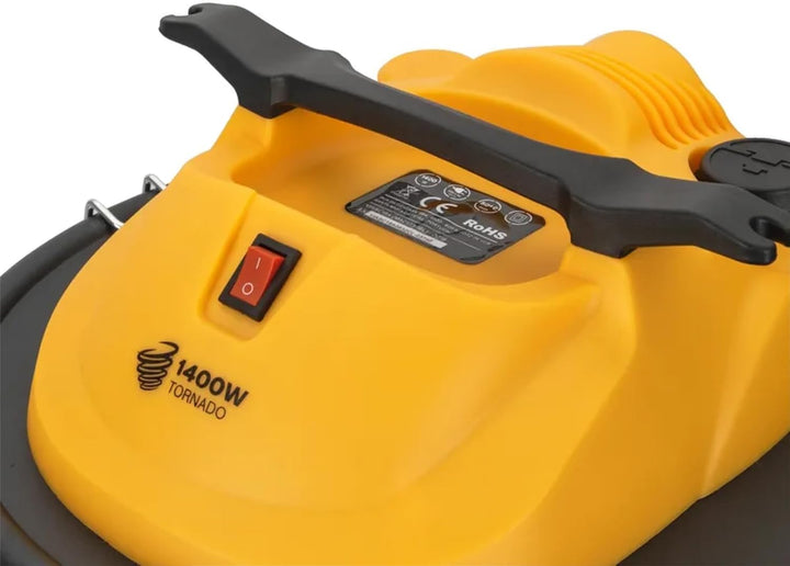 VITO Pro Power Aschesauger 1400W - 18 L bis 50° - für Kamin, Grill, Ofen - HEPA Filter mit EasyClean