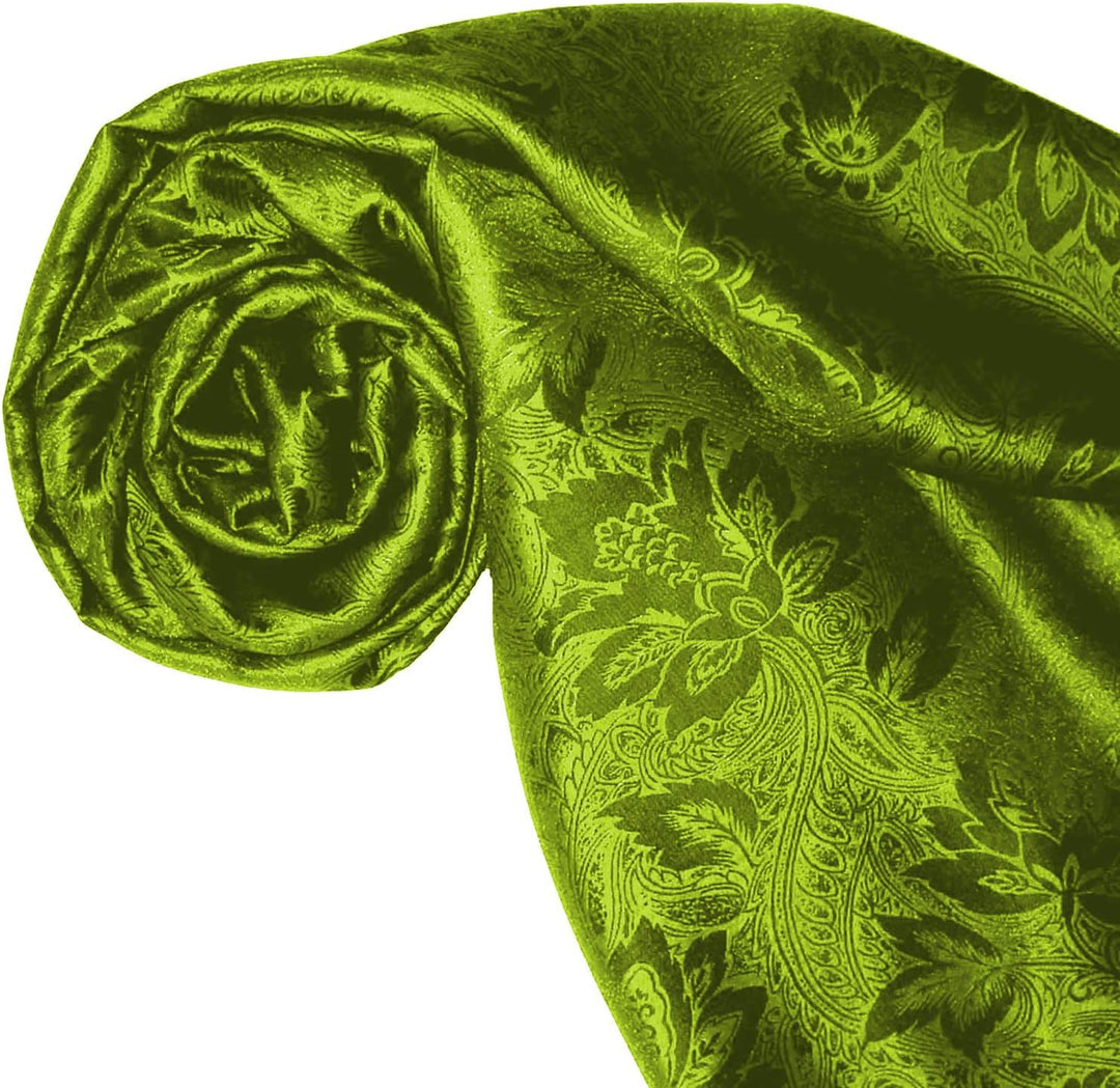 Lorenzo Cana Damen Schal Luxustuch elegant gewebt in Damastwebung, florales Paisleymuster aus Viskos
