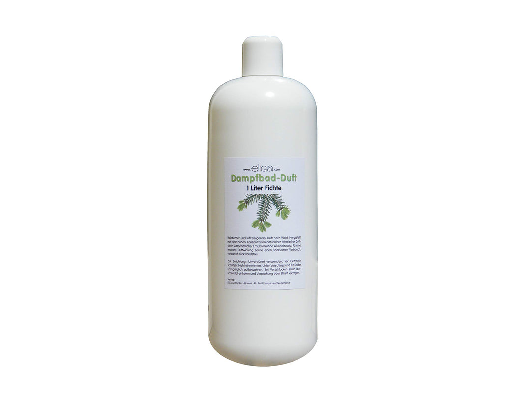 eliga Dampfbad-Duft Fichte, 1er Pack (1 x 1 l), Fichte