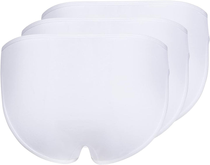 Skiny Damen Slip (3er Pack) S Weiss, S Weiß