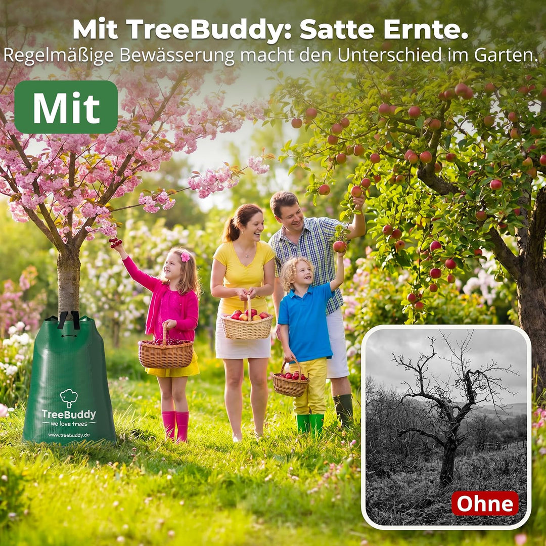 5xTreeBuddy Baumbewässerungssack 75L Bewässerungssack Bäume, Baumbeutel Langzeitbewässerung, Wassers