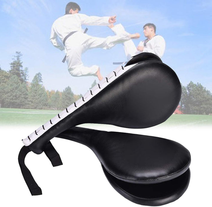 2er-Pack Taekwondo-Trainingspolster, PU- und Schwamm-Taekwondo-Kickpolster-Matte 19 cm x 34,5 cm Kic