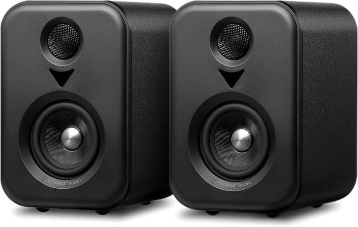 AIYIMA S400 Verbesserte 2.1 Aktiv Regallautsprecher, 3" (7,6 cm) 80 W HiFi Stereo Aktive Lautspreche