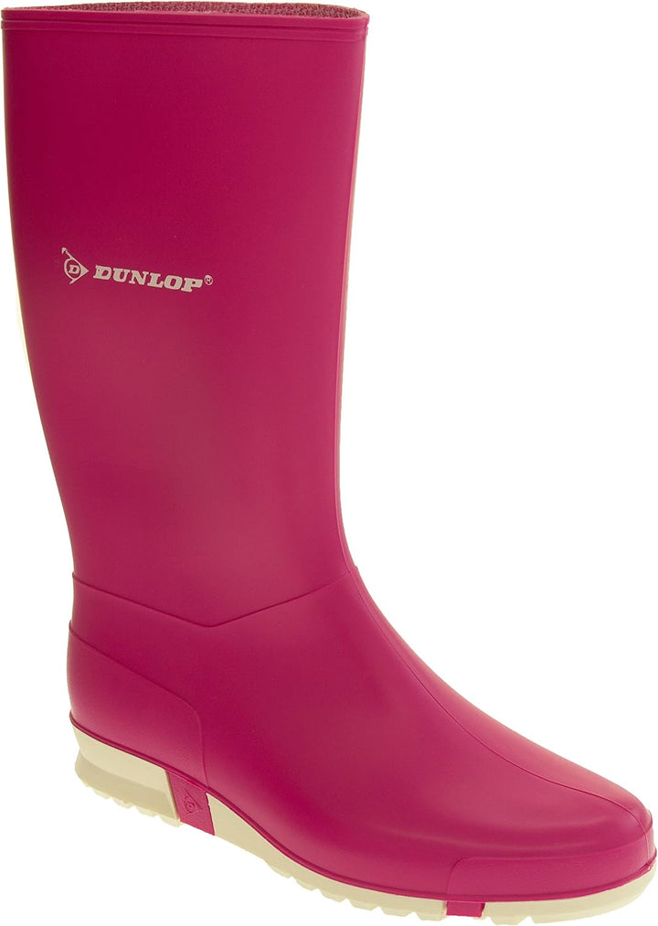 DUNLOP Regenstiefel Sport 32 EU Pink, 32 EU Pink