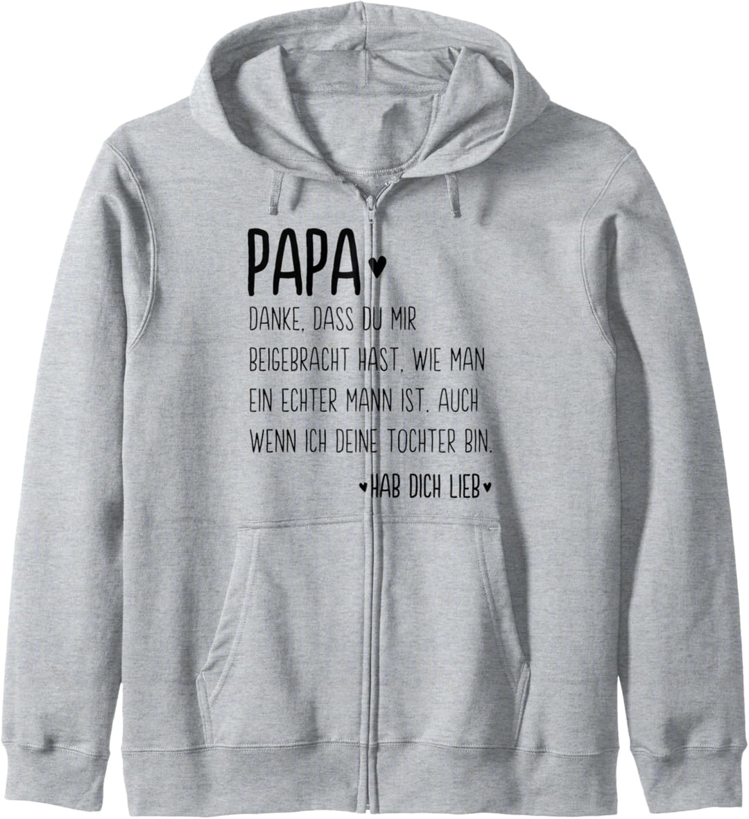 Papa Spruch Tochter Hab Dich Lieb Vatertag Sprüche Vater Kapuzenjacke