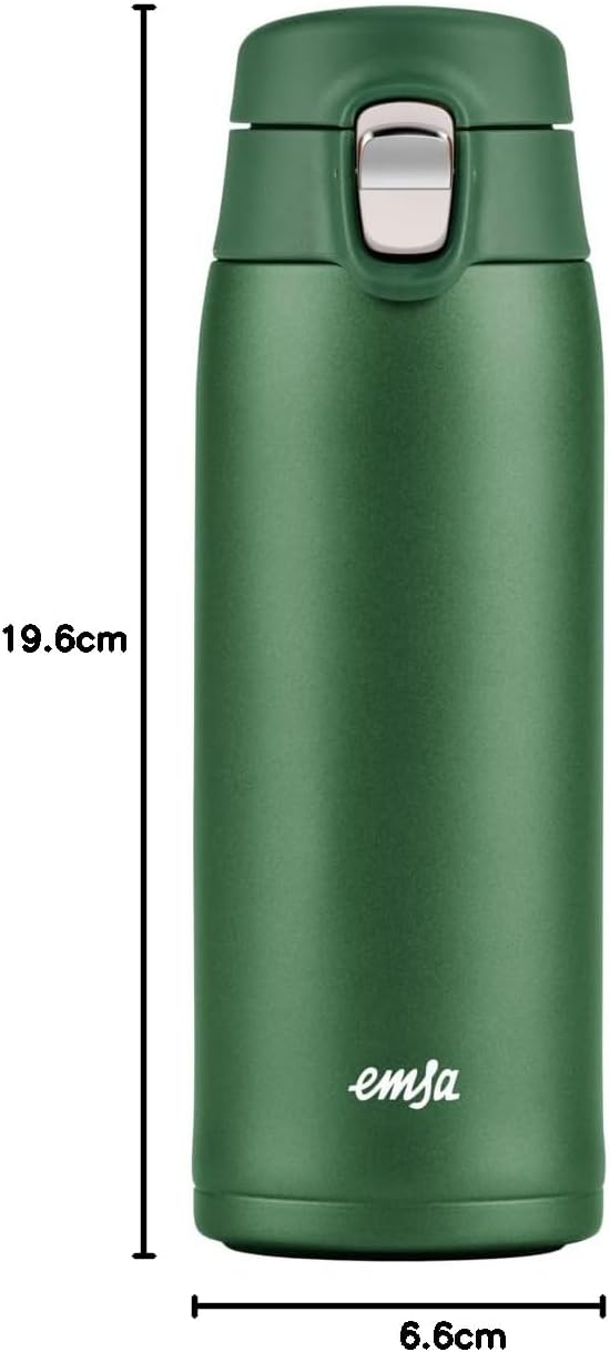 Emsa N21519 Travel Mug Light Isolierbecher | Fassungsvermögen: 0,4 L | extra-schlankes Format | Leic