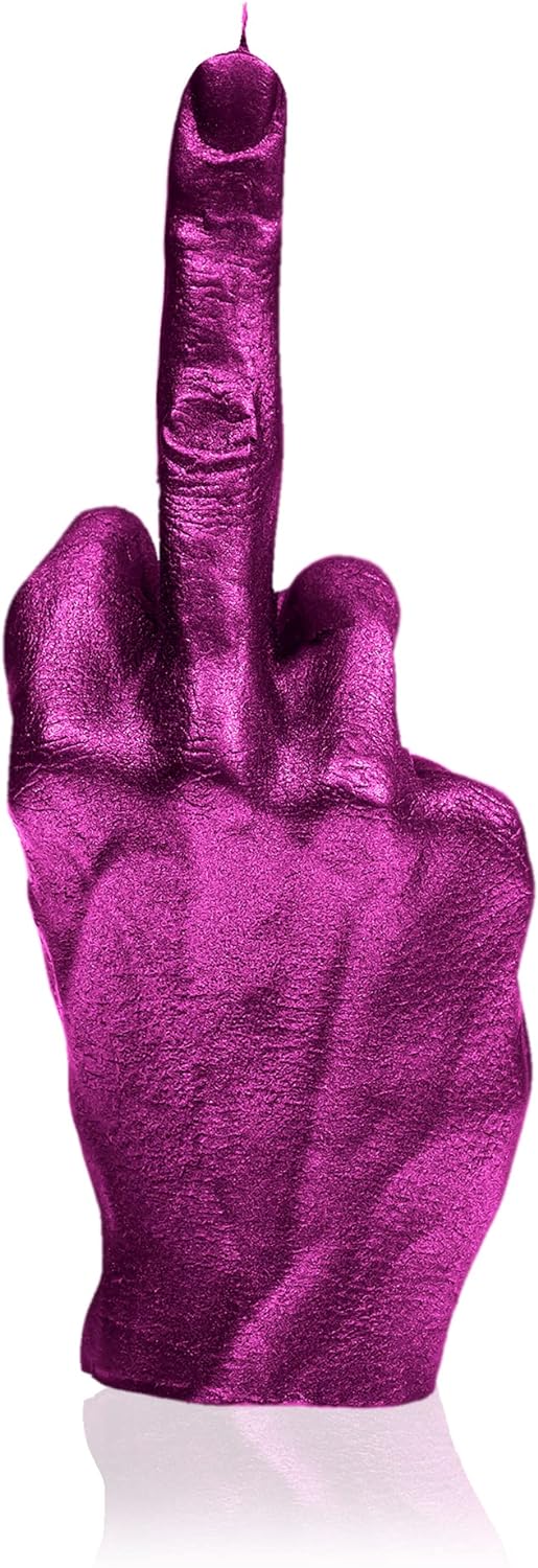 Candellana Mittelfinger Kerze - Mittelfinger Figur - Coole Deko - Gothic Deko - Grunge Deko Kerze -