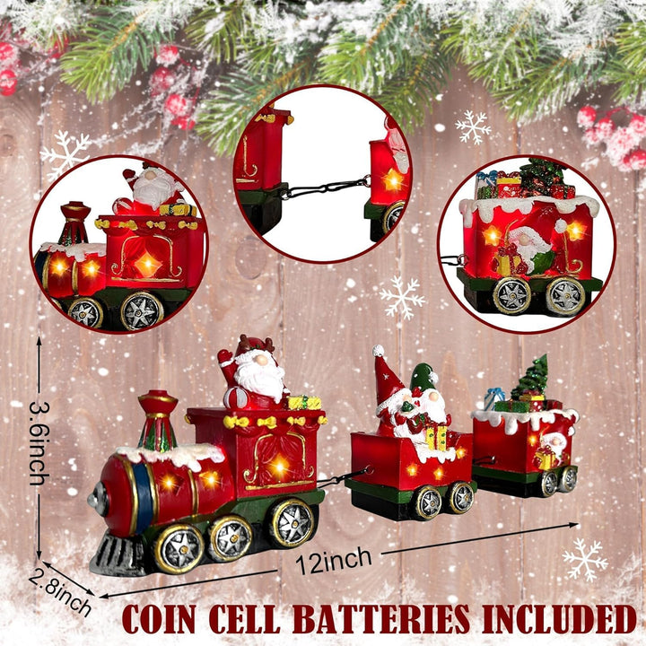 Weihnachtsdeko Innen Figuren, LED Weihnachtszug Weihnachtsfiguren, Weihnachtszug Deko Weihnachtsdeko