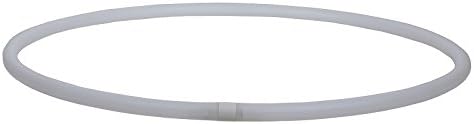 HOOPOMANIA Kinder Hula Hoop Reifen einfarbig [Ø60cm - Ø80cm] Hula Hoop für Kinder bunt Weiss Ø60cm,